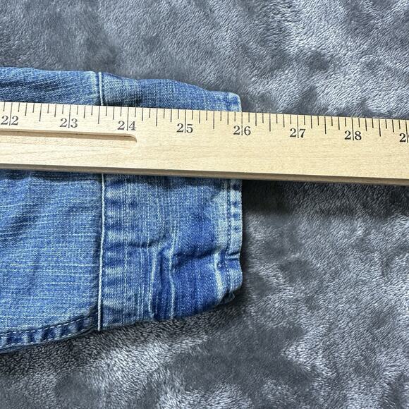 American Eagle Button Up Shirt Mens XXL Blue Denim Casual‎ Outdoor Preppy Office - Picture 9 of 10